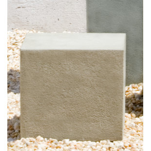 CAMPANIA INTERNATIONAL Tude Weather Resistant Concrete Abstract Pedestal