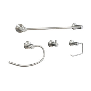 BOANN Tacoma 4 - Piece Bathroom Hardware Set