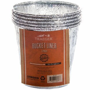 TRAEGER WOOD-FIRED GRILLS Traeger Grease Bucket Liner 5 Pack (Set of 5)