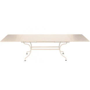 NFUSION Romane Rectangular Metal Outdoor Dining Table