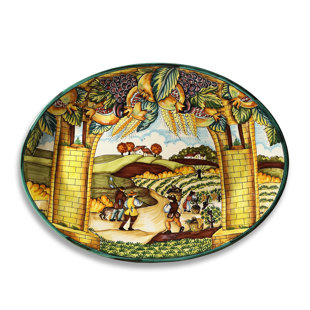 INTRADA ITALY Toscana Oval Wall Décor
