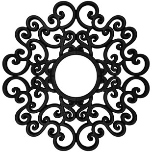 CEILING ART STORE H W 0.75'' D Wood Ceiling Medallion