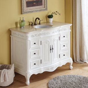 LARK MANOR™ Ajub 48'' Free Standing Single Bathroom Vanity with Top
