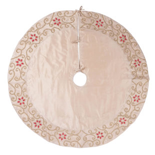 HOUSE OF HAMPTON® Floral Border Tree Skirt