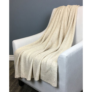 PETERBOROUGH HOME Knitted Throw Blanket
