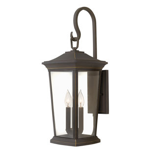 SOL 27 OUTDOOR Aadvika Oil Rubbed Bronze 3 - Bulb Outdoor Wall Lantern