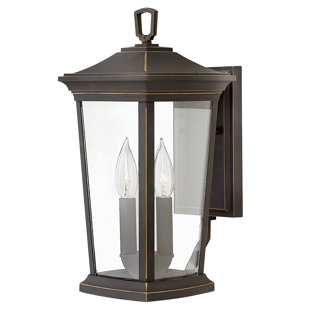 SOL 27 OUTDOOR Aadvika Oil Rubbed Bronze 2 - Bulb Outdoor Wall Lantern