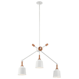 MIKADO LIVING Rosenberg 3-Light Sputnik Chandelier