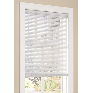 CHARLTON HOME® Charlton Home Room Darkening 1-inch Vinyl Mini Horizontal/Venetian Blinds