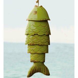 WIND & WEATHER Weather Resistant Ceramic Nautical & Beach Wind Chime