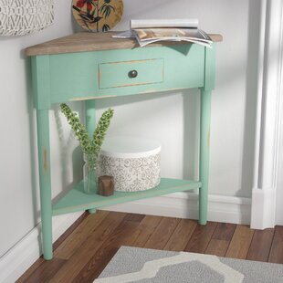 ROSALIND WHEELER Aule Solid Wood End Table with Storage