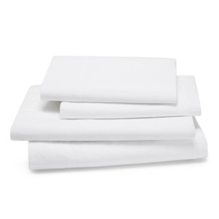 KASSATEX FINE LINENS 300 Thread Count Percale Fitted Sheet