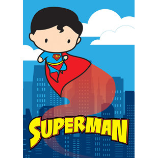 MIGHTYPRINT DC Comics DC Comics Justice League - Chibi Superman Graphic Art