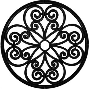 CEILING ART STORE Stella 60'' H x 60'' W x 0.75'' D Wood Ceiling Medallion