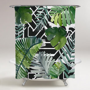 BEACHCREST HOME™ Jesup Floral Shower Curtain