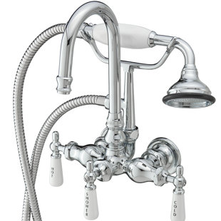CHEVIOT PRODUCTS 2 Handle Bathroom Clawfoot Tub Faucet with Diverter
