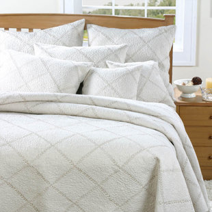 AMITY HOME Wonda 100% Cotton Percale Quilt