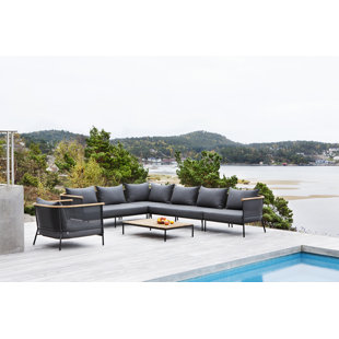 OASIQ Riad Outdoor Patio Sectional with Sunbrella Cushions