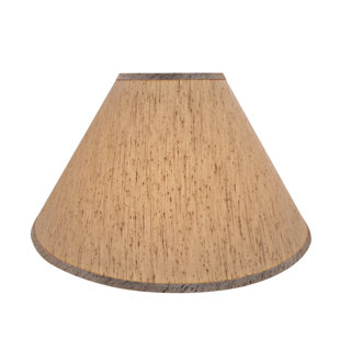 DARBY HOME CO 12.5" H Gauze Textured Fabric Empire Lamp shade ( Spider ) in Beige