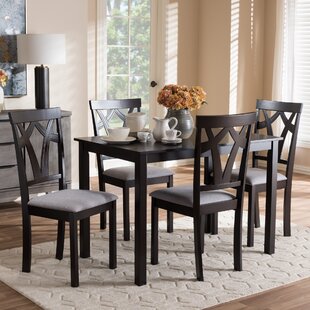 RED BARREL STUDIO® Commodore-Singh 5 - Piece Dining Set