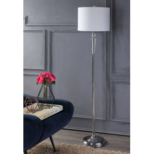 HOUSE OF HAMPTON® Clarion 59.5'' Chrome Traditional Floor Lamp