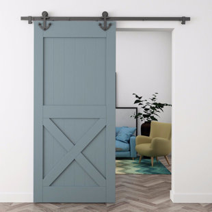 ATT Anchor Sliding Standard Double Barn Door Hardware Kit