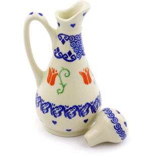 POLMEDIA 5 oz. Polish Pottery Bottle Cruet