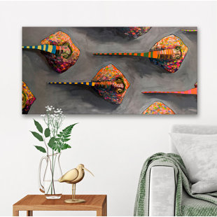 GREENBOX ART 'Stingrays In Racing Stripes' Graphic Art Print