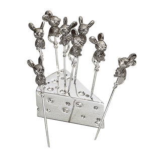 HEIM CONCEPT Metal Cheese Marker (Set of 8)