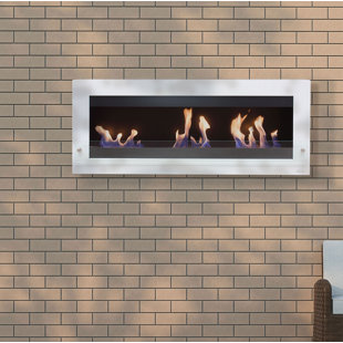 Crosby Belfry Heating 136cm W Bio-Ethanol Fireplace