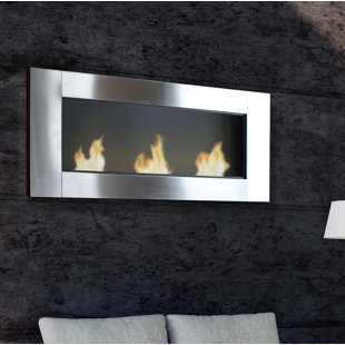 Juanita Belfry Heating 136cm W Bio-Ethanol Fireplace