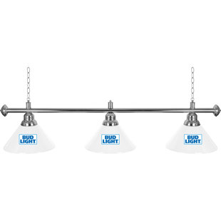 TRADEMARK GLOBAL Bud Light 3 - Light Pool Table Lights Pendant