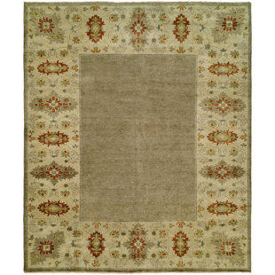 ALCOTT HILL® Dixon Oriental Hand Knotted Wool Gray/Sand Area Rug