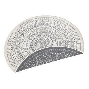 NORTHRUGS Porto Grey/Cream Reversible Rug