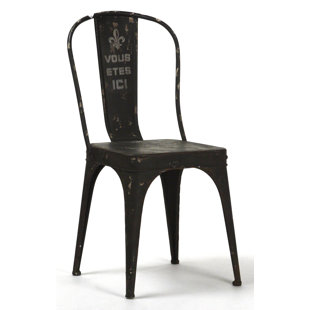 ZENTIQUE Metal Side Chair