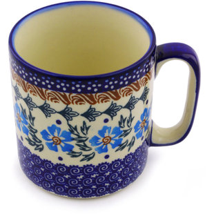 POLMEDIA 12 oz Polish Pottery Coffee Mug