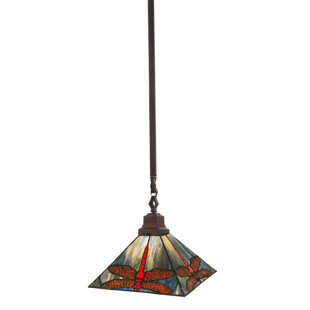 MEYDA LIGHTING Prairie Dragonfly 1 - Light Single Cone Pendant