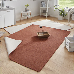 NORTHRUGS Miami Flatweave Orange Rug