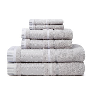LATITUDE RUN® 6 Piece 100% Cotton Towel Set