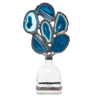 JAMIE DIETRICH Agate Handmade Crystal Decorative Bottle