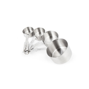 Fox Run Brands Deluxe 4-Pieces Stainless Steel Measuring Cup Set