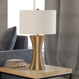 WADE LOGAN® Aretia 24" Antique Brass Table Lamp