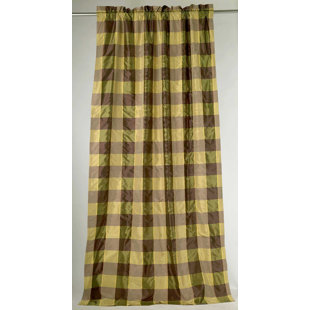 INDIA'S HERITAGE Silk Room Darkening Curtain Panel