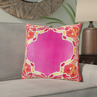 BUNGALOW ROSE Silk Throw Pillow