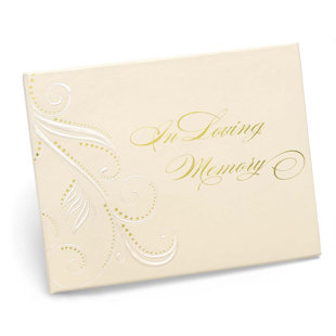 LE PRISE™ Swirl Dots Memory Guest Book