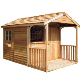 CEDARSHED Clubhouse 8ft W x 12ft D Western Red Cedar Wood Storage Shed