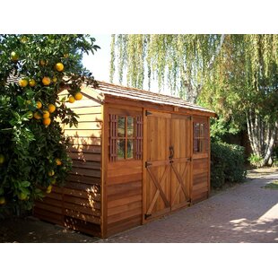 CEDARSHED Longhouse 16 ft. W x 8 ft. D Western Red Cedar Wood Storage Shed