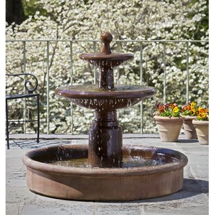 CAMPANIA INTERNATIONAL Esplanade Weather Resistant Floor Fountain