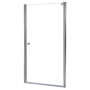 HAZELWOOD HOME Cove 72" H Pivot Semi-Frameless Shower Door