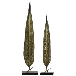 BLOOMSBURY MARKET Geomar Landscape & Nature Figurines & Sculptures (Set of 2)